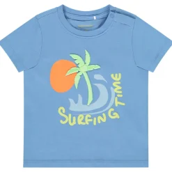 T-shirt manches courtes à motif tropical fantaisie pour bébé garçon