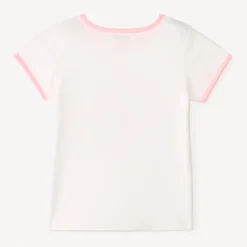 T-shirt manches courtes motifs à sequins fantaisie pour fille