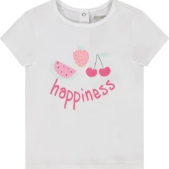T-shirt manches courtes à motif pailleté pour bébé fille