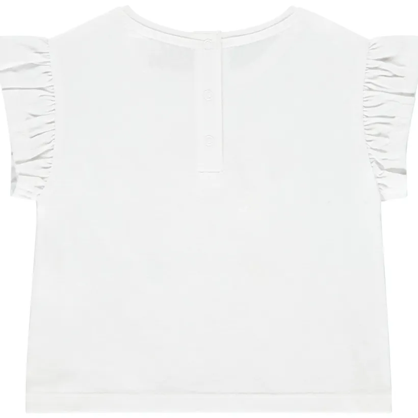 T-shirt manches courtes motif léopard pour bébé fille