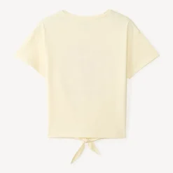 T-shirt manches courtes noué pour fille