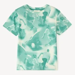T-shirt manches courtes photoprint skateboard pour garçon