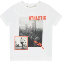 T-shirt manches courtes photoprinté et brodé pour garçon