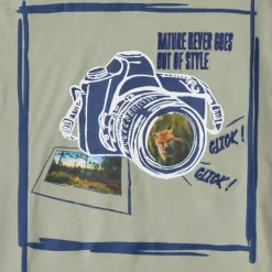 T-shirt manches courtes photoprint renard pour garçon