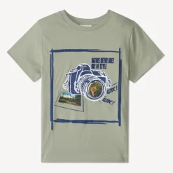T-shirt manches courtes photoprint renard pour garçon