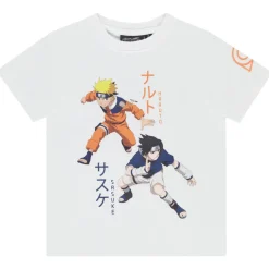 T-shirt manches courtes photoprint Naruto & Sasuke pour garçon