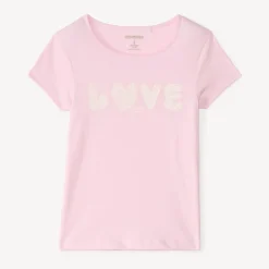 T-shirt manches courtes printé pour fille