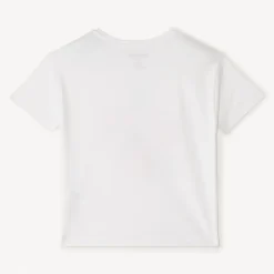T-shirt manches courtes print fraises pour fille