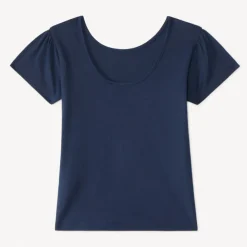 T-shirt manches courtes print cœur et coquillages pour fille