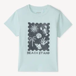 T-shirt manches courtes print fantaisie pour garçon