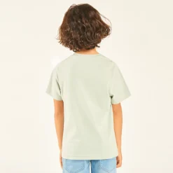 T-shirt manches courtes print et broderie fantaisie pour garçon