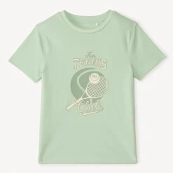 T-shirt manches courtes print tennis pour garçon