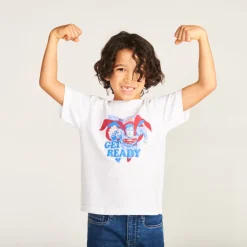T-shirt manches courtes print Superman Warner pour garçon