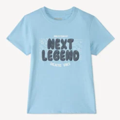 T-shirt manches courtes print effet ballon 3D pour garçon