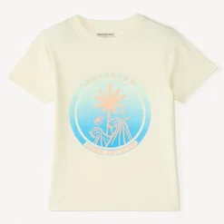 T-shirt manches courtes print fantaisie 3D pour garçon