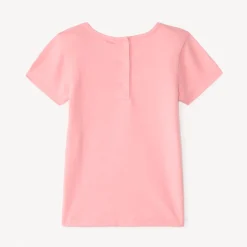 T-shirt manches courtes print pailleté fantaisie pour bébé fille