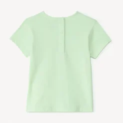 T-shirt manches courtes print fantaisie pailleté pour bébé fille