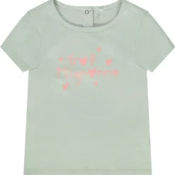 T-shirt manches courtes print fantaisie pour bébé fille