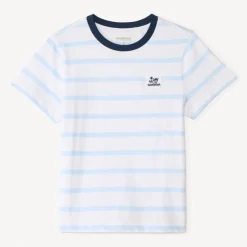 T-shirt manches courtes à rayures horizontales pour garçon