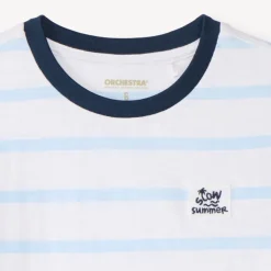 T-shirt manches courtes à rayures horizontales pour garçon