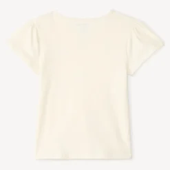 T-shirt manches courtes à strass pour fille