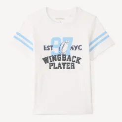 T-shirt manches courtes style football américain pour garçon