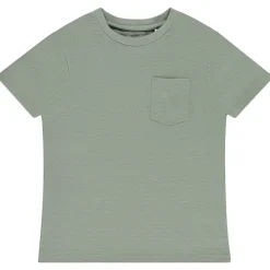 T-shirt manches courtes uni avec poche pour garçon