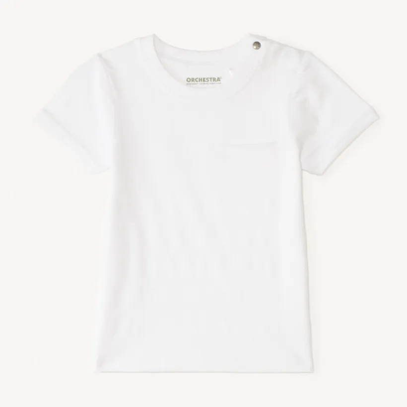 T-shirt manches courtes uni effet texturé pour bébé garçon