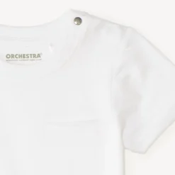 T-shirt manches courtes uni effet texturé pour bébé garçon