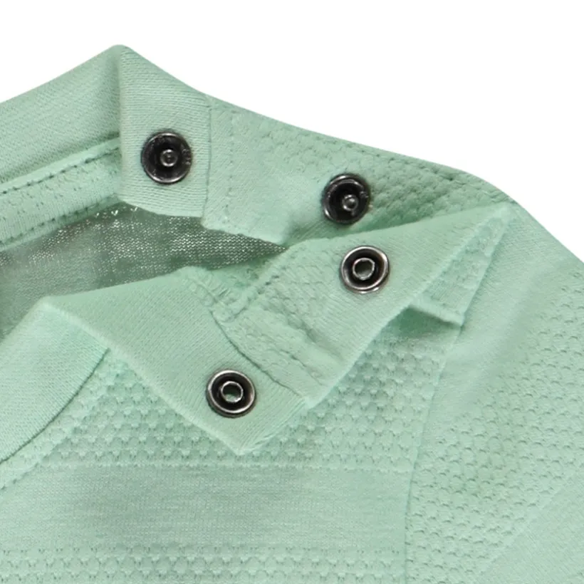 T-shirt manches courtes uni effet texturé pour bébé garçon