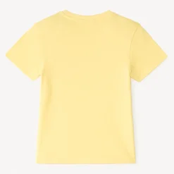 T-shirt manches courtes uni en maille fantaisie pour garçon