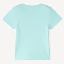 T-shirt manches courtes uni en maille fantaisie pour garçon