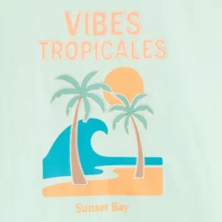 T-shirt manches courtes uni print estival fantaisie pour garçon
