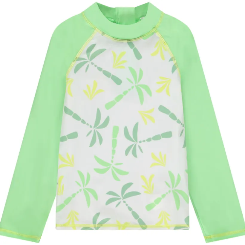 T-shirt manches longues anti-UV SPF 50+ imprimé palmiers pour garçon