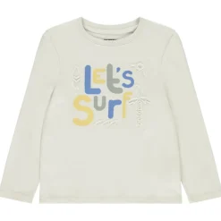 T-shirt manches longues avec motifs en relief pour garçon