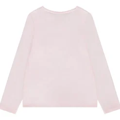 T-shirt manches longues Barbie à sequins pour fille