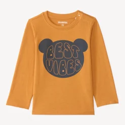 T-shirt manches longues bébé garçon imprimé ourson
