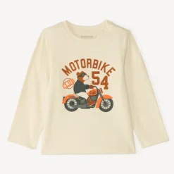T-shirt manches longues bébé garçon print fantaisie