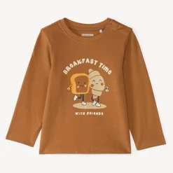 T-shirt manches longues bébé garçon print fantaisie