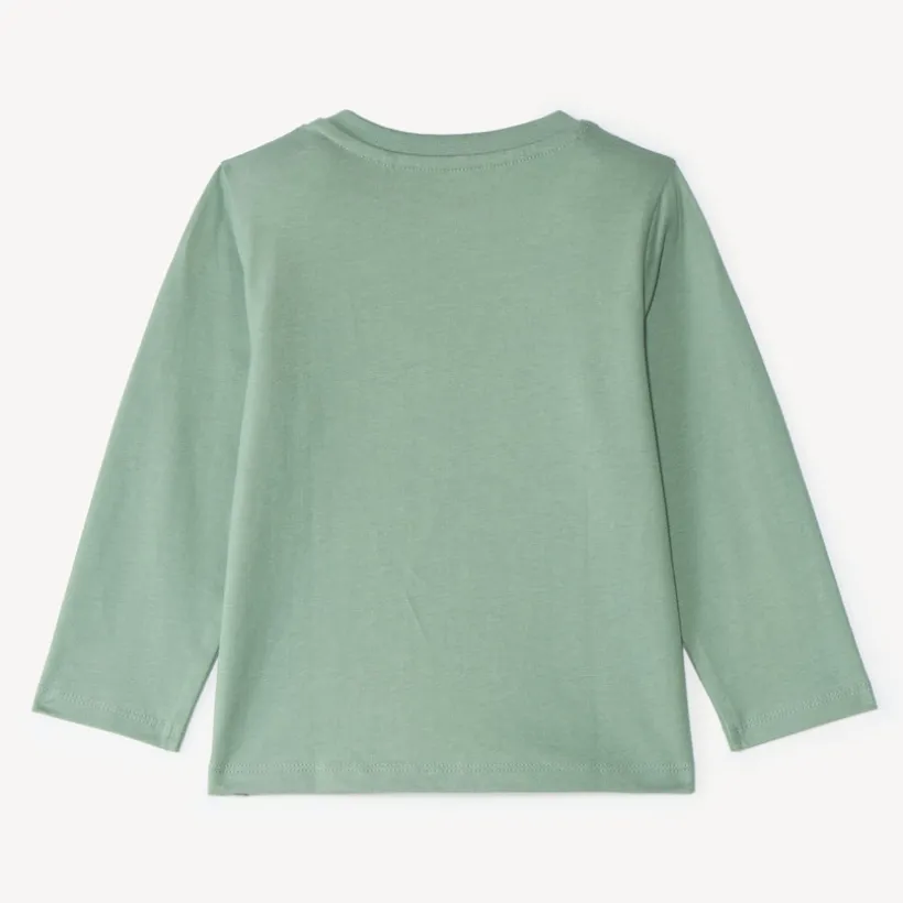 T-shirt manches longues bébé garçon avec poche ludique