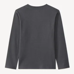T-shirt manches longues brodé et printé pour garçon