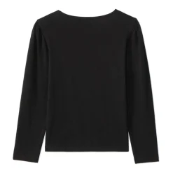 T-shirt manches longues brodé pour fille