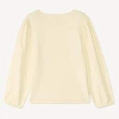 T-shirt manches longues à cording doré pour fille