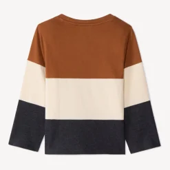 T-shirt manches longues effet colorblock pour bébé garçon