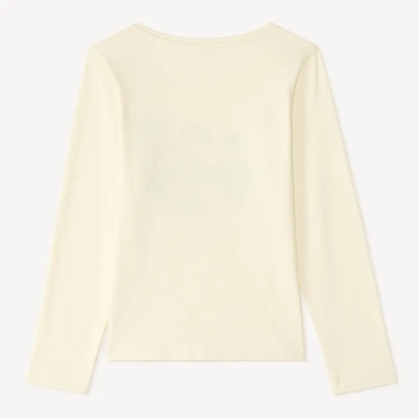 T-shirt manches longues fille imprimé fantaisie