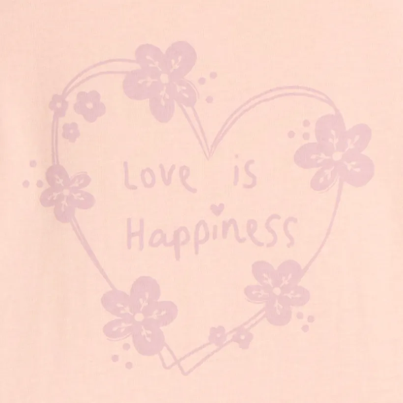 T-shirt manches longues fille imprimé fantaisie