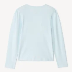 T-shirt manches longues à fleurs 3D pour fille