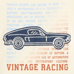 T-shirt manches longues garçon voiture vintage brodée