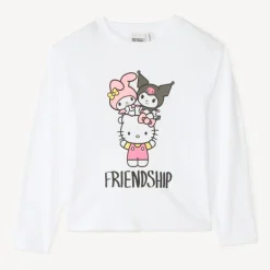 T-shirt manches longues Hello Kitty pour fille