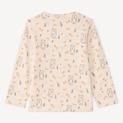 T-shirt manches longues imprimé ours pour bébé garçon